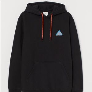 Black printed Tribeca hoodie